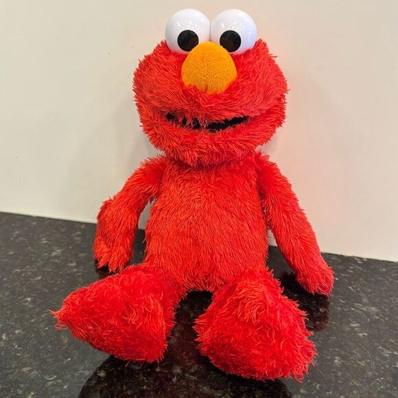 Sesame Street Elmo 14" Plush w/Sound (Hasbro, Sesame Workshop, 2016) - Picture 1 of 9